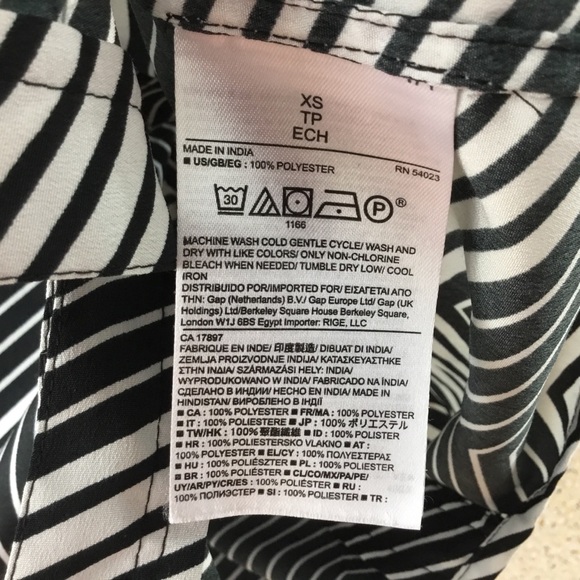 Banana Republic B&W Top, XS - Picture 4 of 4